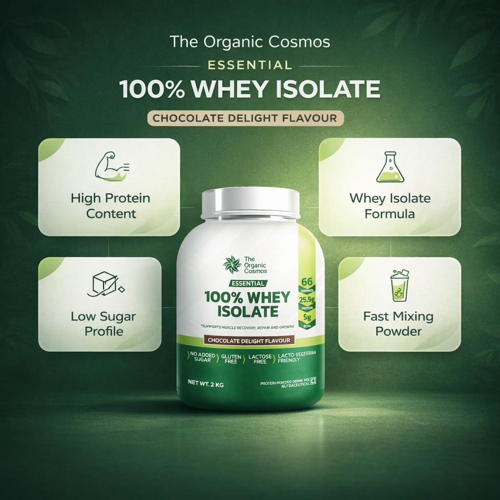 The Organic Cosmos Essential 100% Whey Isolate 2kg