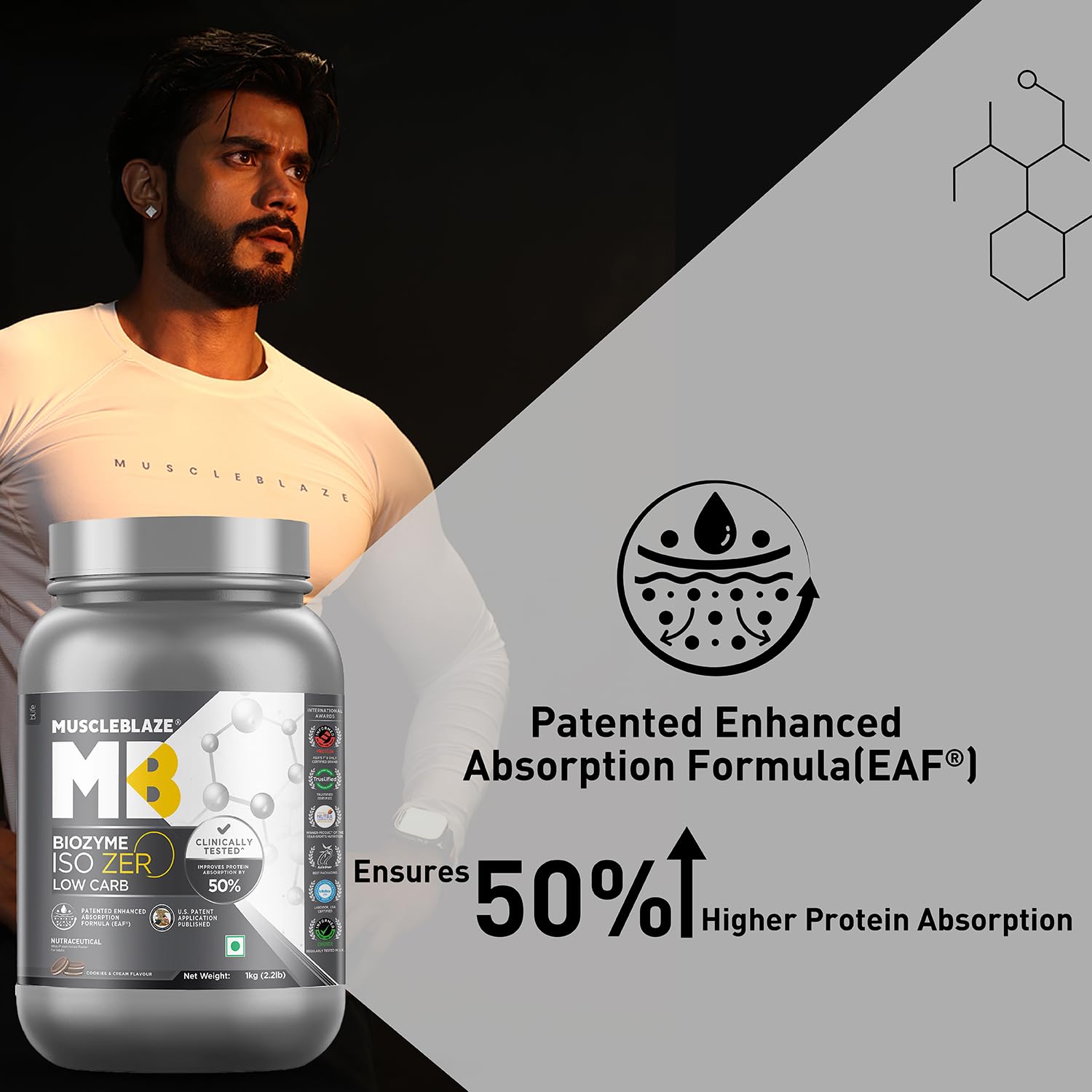 Muscleblaze Iso Zero Low Carb 1kg