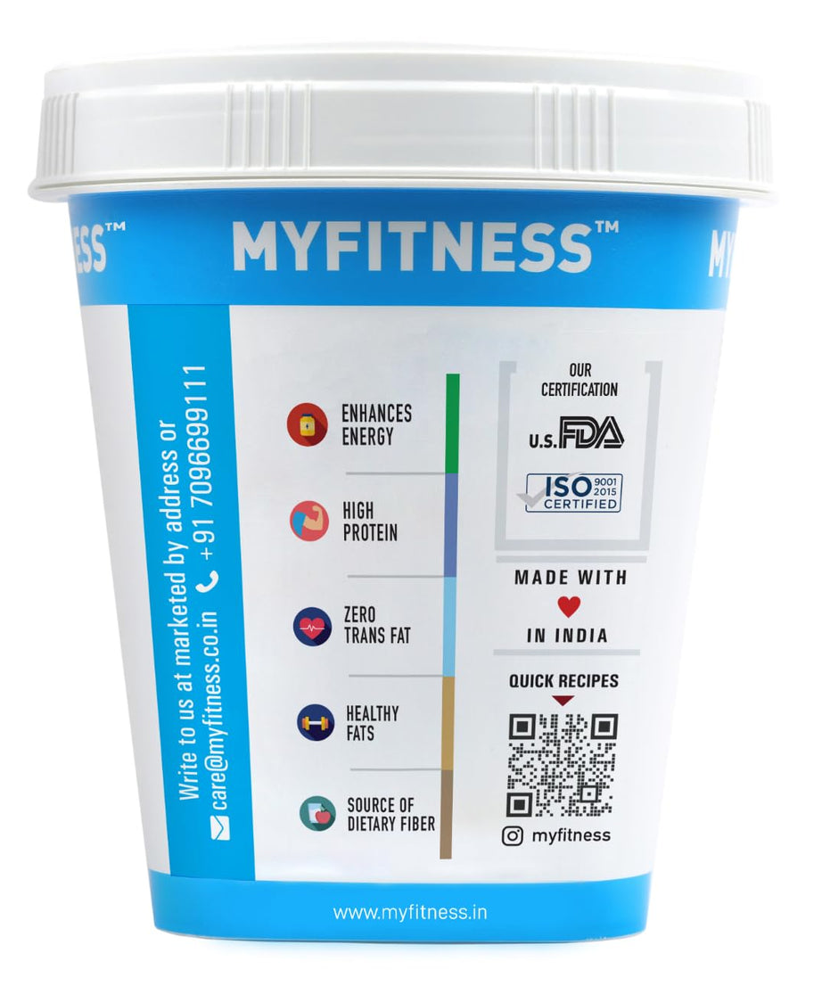 My Fitness Dark Chocolate Peanut Butter Crunchy 510g