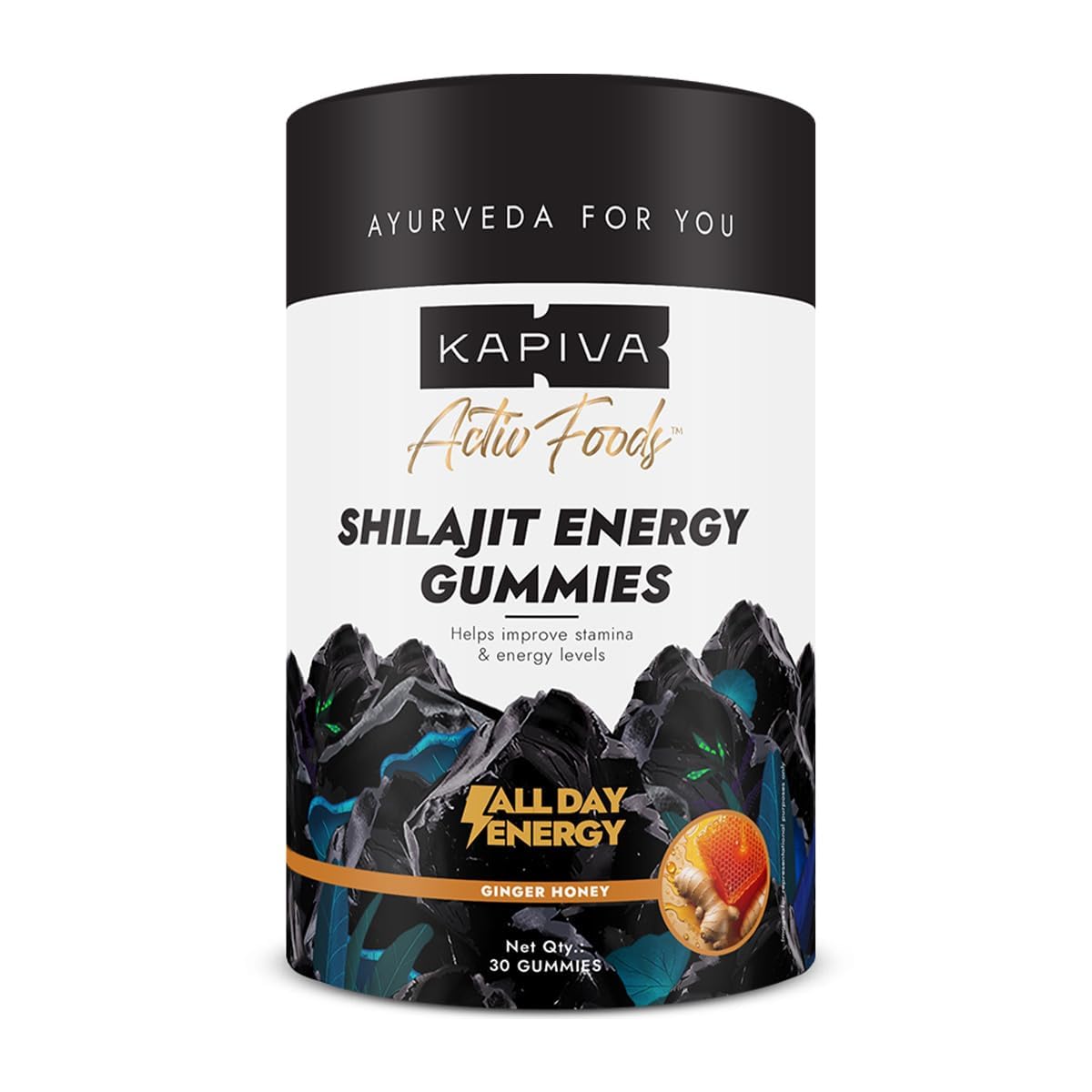 Kapiva Shilajit Energy Gummies 30gummies