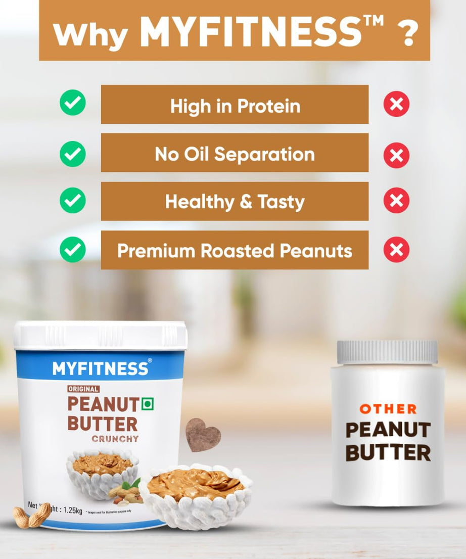 My Fitness Original Peanut Butter Original Crunchy 1.25kg