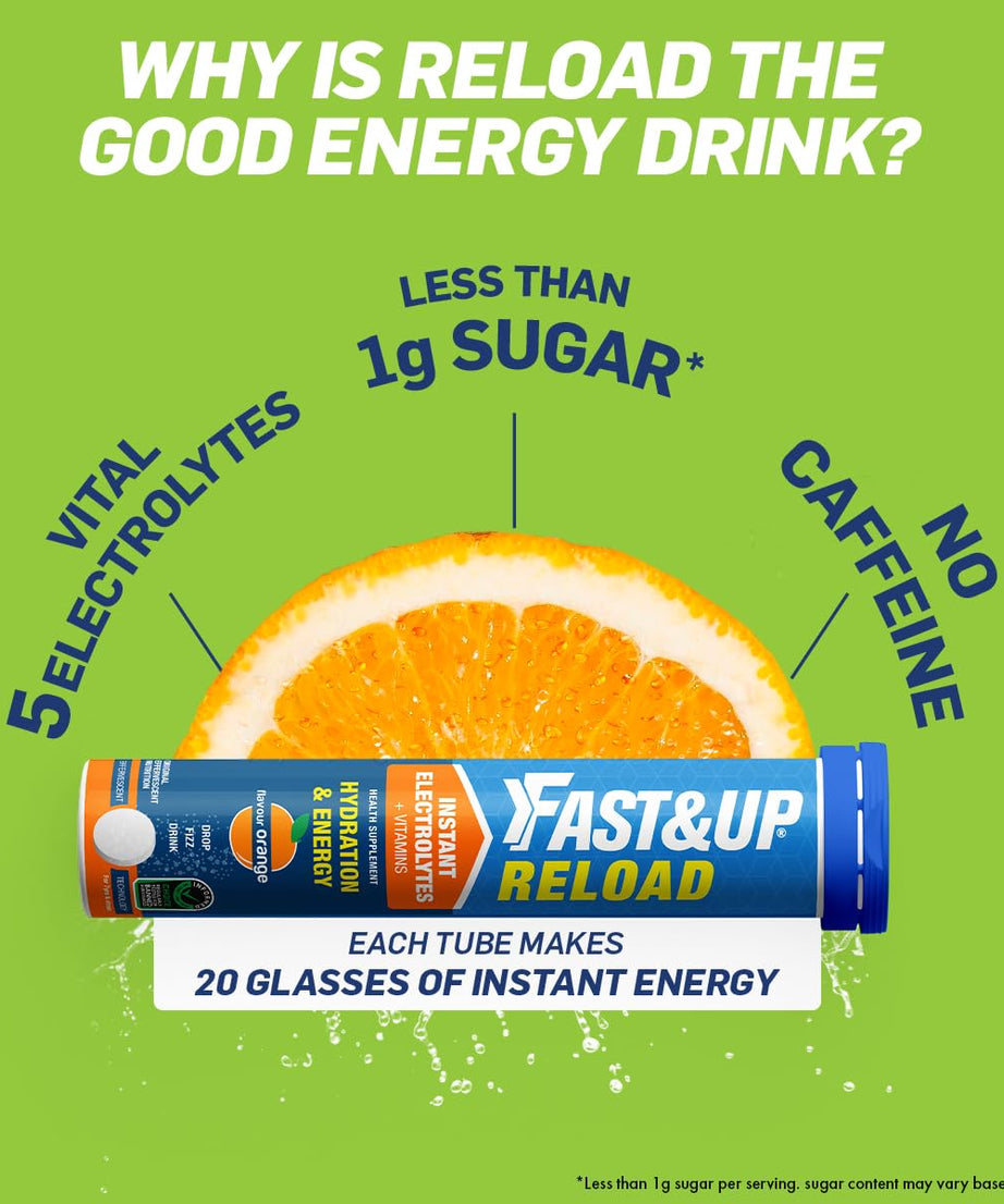 Fast&Up Reload Instant Electrolytes 20 Effervescent Tablets