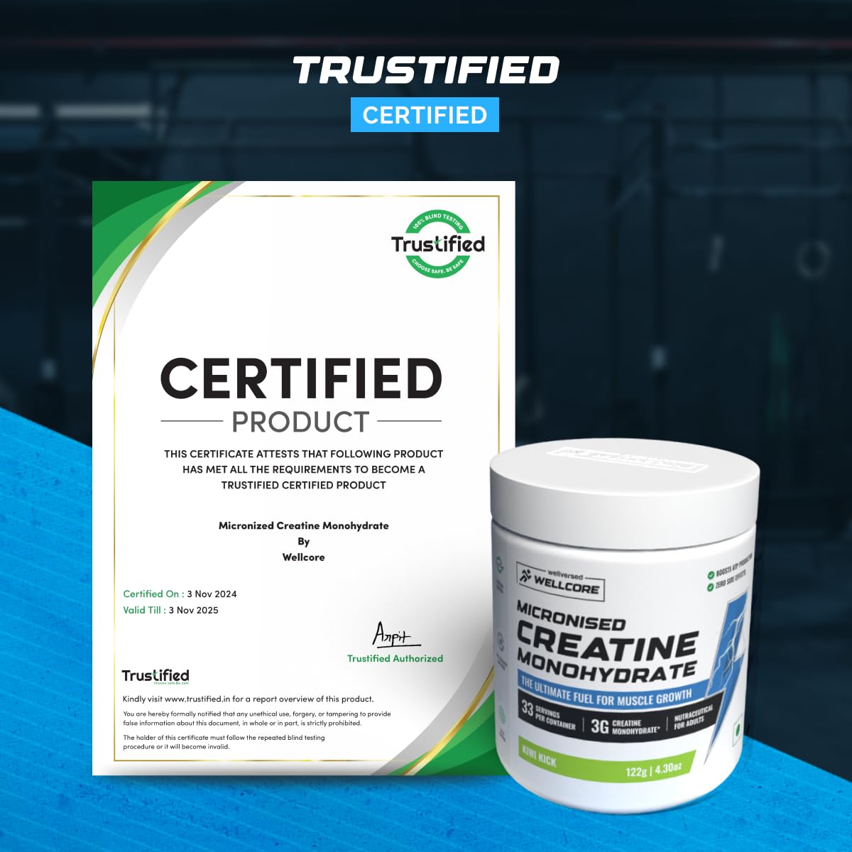 Wellcore Creatine 122g