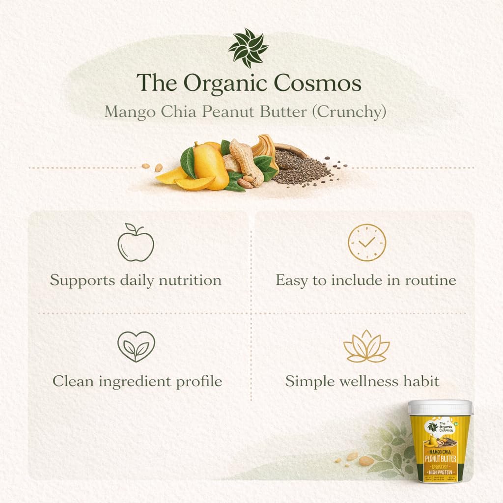 The Organic Cosmos Peanut Butter 1kg