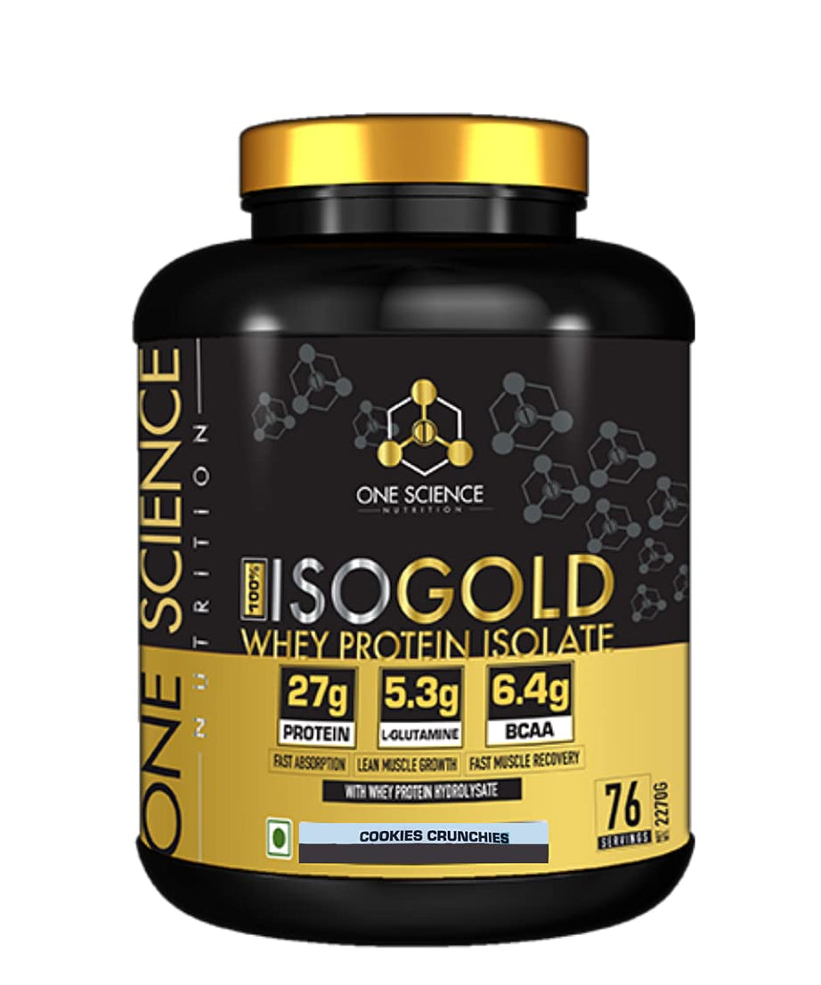 One Science Nutrition Iso Gold Whey Protein Isolate 2.27kg