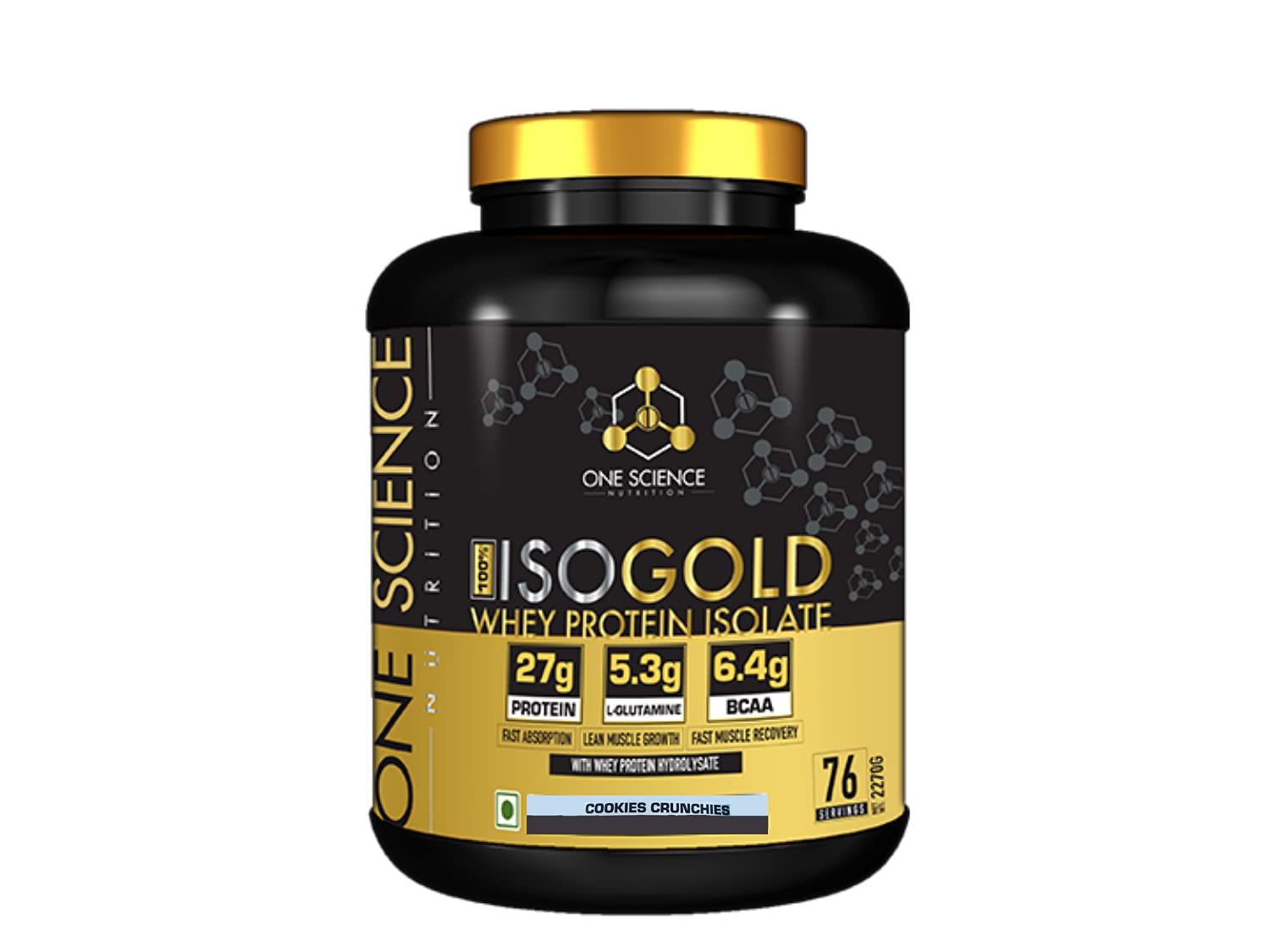 One Science Nutrition Iso Gold Whey Protein Isolate 2.27kg