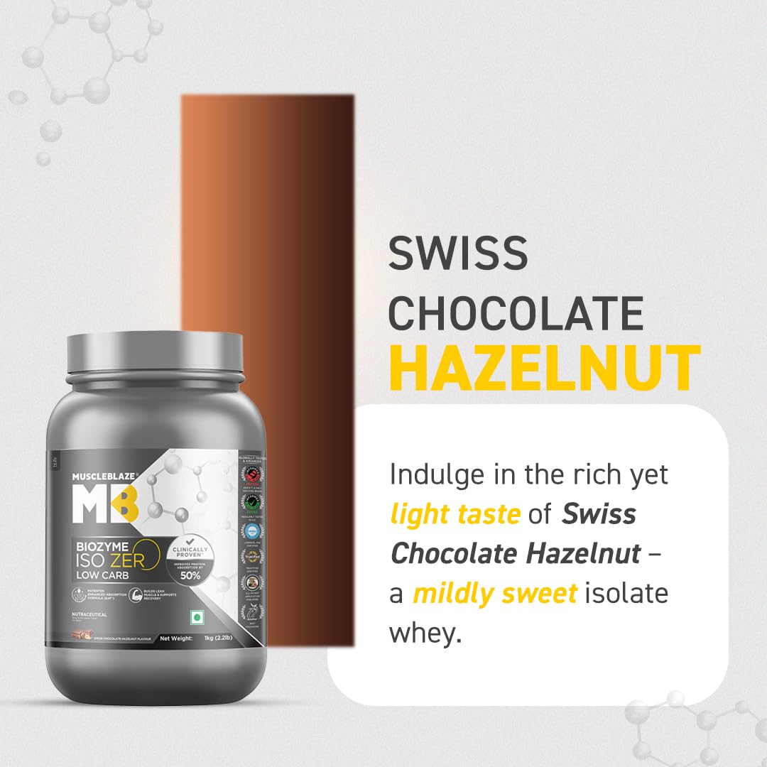 Muscleblaze Biozyme Iso Zero Low Carb 2kg