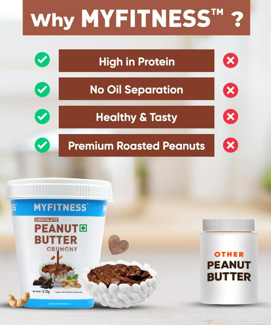 My Fitness Chocolate Peanult Butter Crunchy 510g