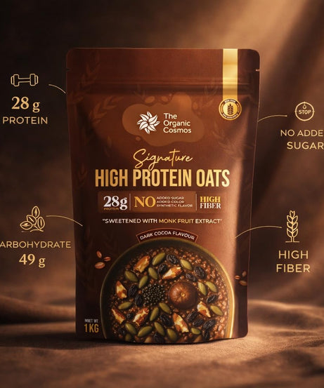The Organic Cosmos High Protein Oats 1kg