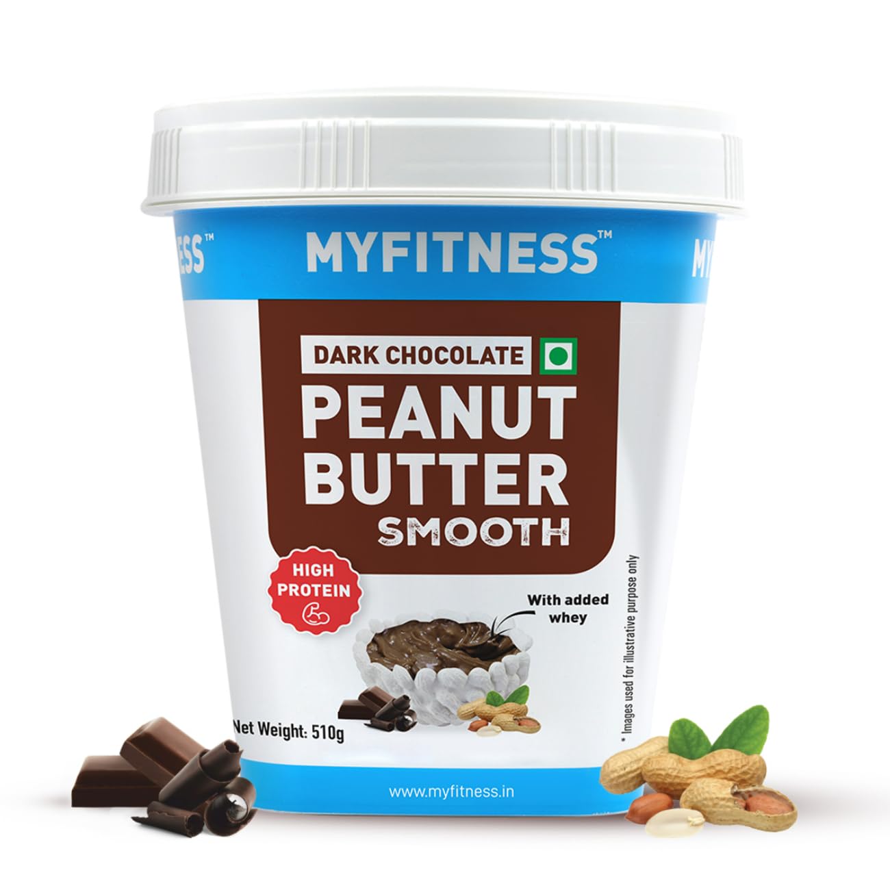 My Fitness Dark Chocolate Peanut Butter Smooth 510g