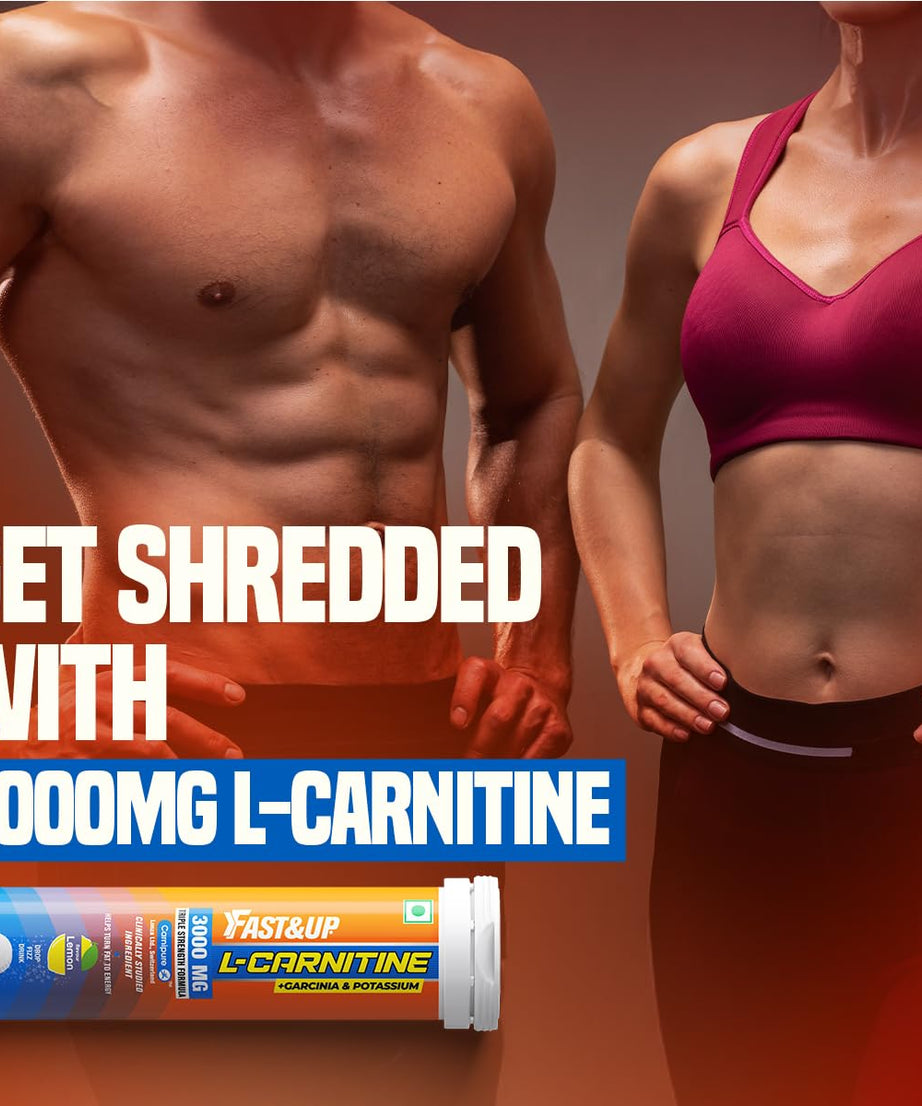 Fast&Up L-Carnitine 3000mg 10 Effervescent Tablets