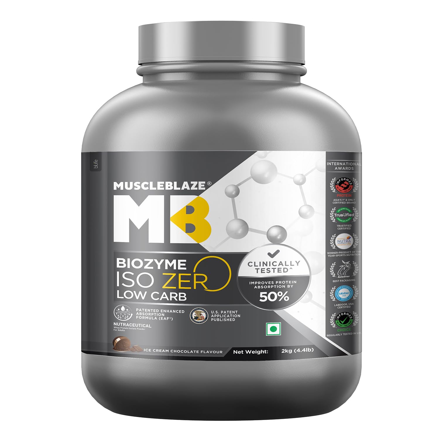 MuscleBlaze IsoZero Low Carb 2kg
