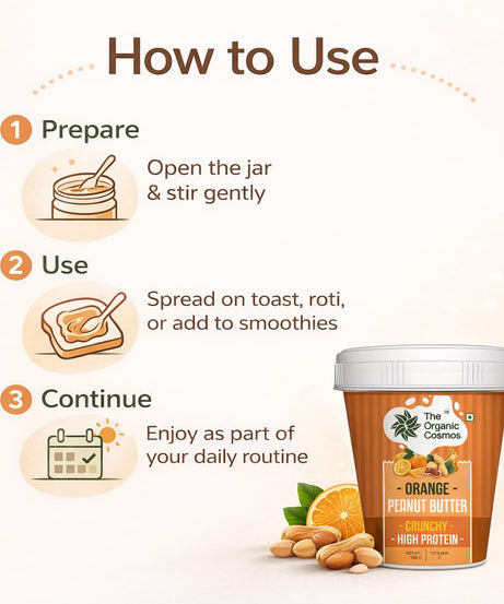 The Organic Cosmos Peanut Butter 500g