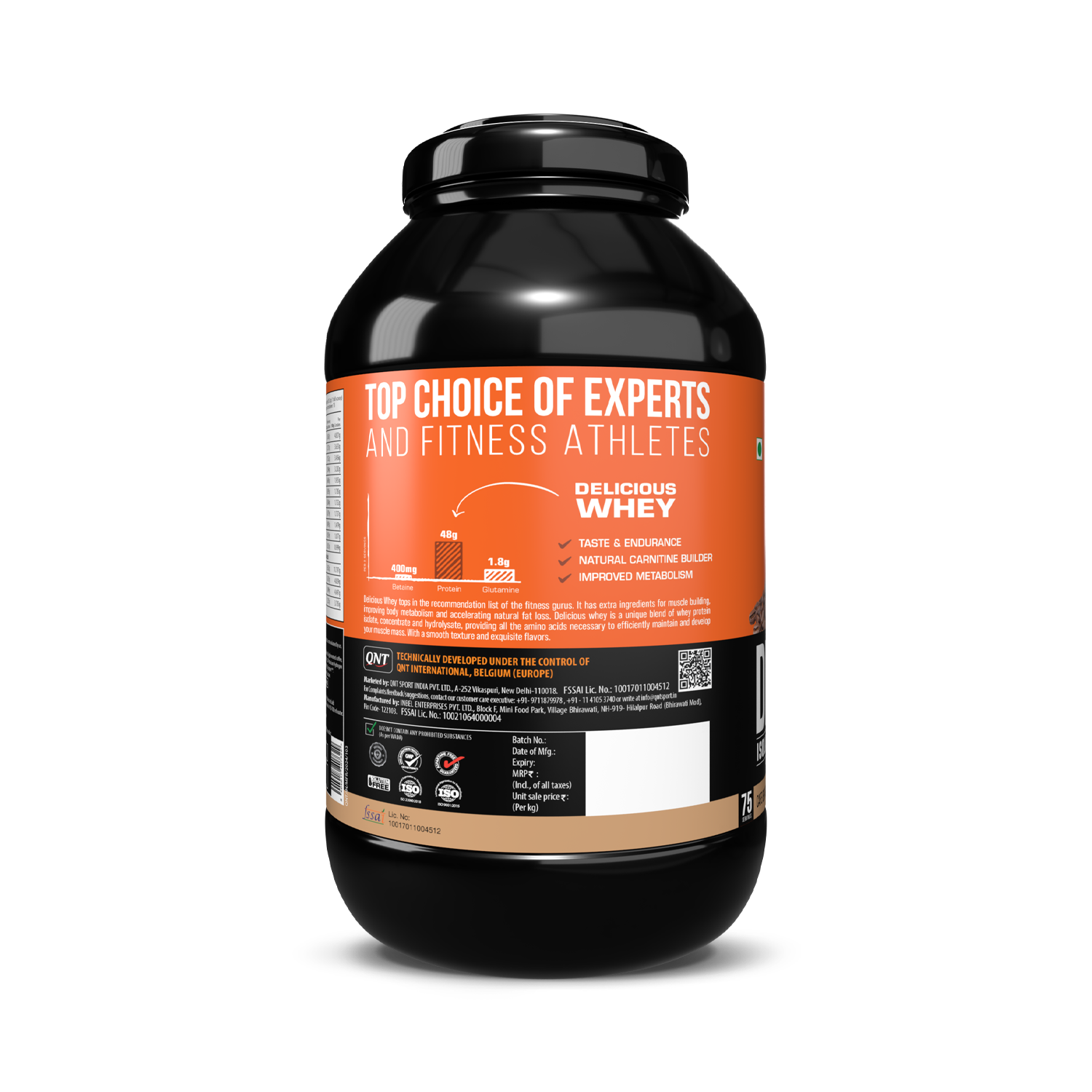 Qnt Delicious Isolate&Hydrolysate Protein 60servings