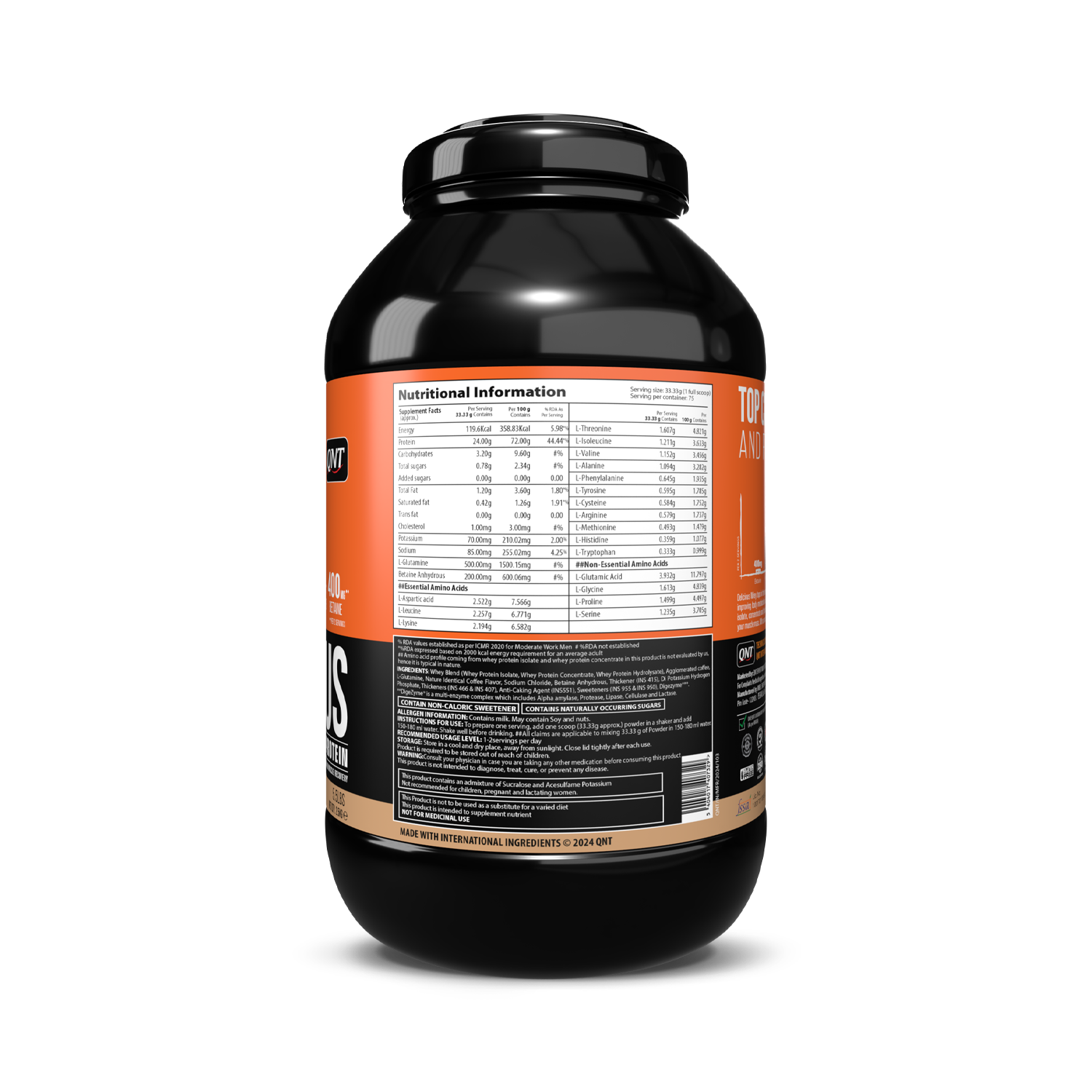 Qnt Delicious Isolate&Hydrolysate Protein 60servings
