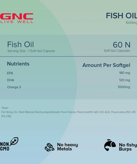 Gnc Fish Oil 1000Mg