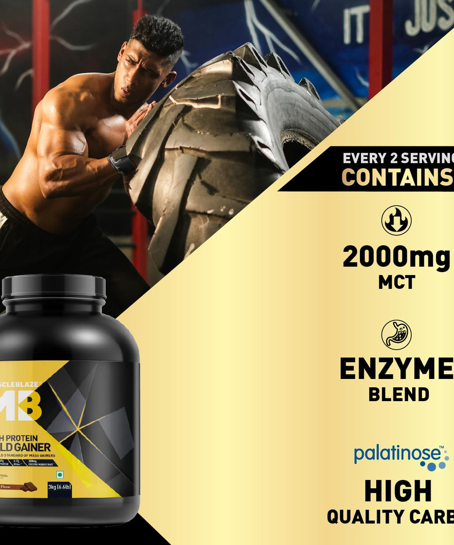 MuscleBlaze High Protein Gold Gainer 3kg