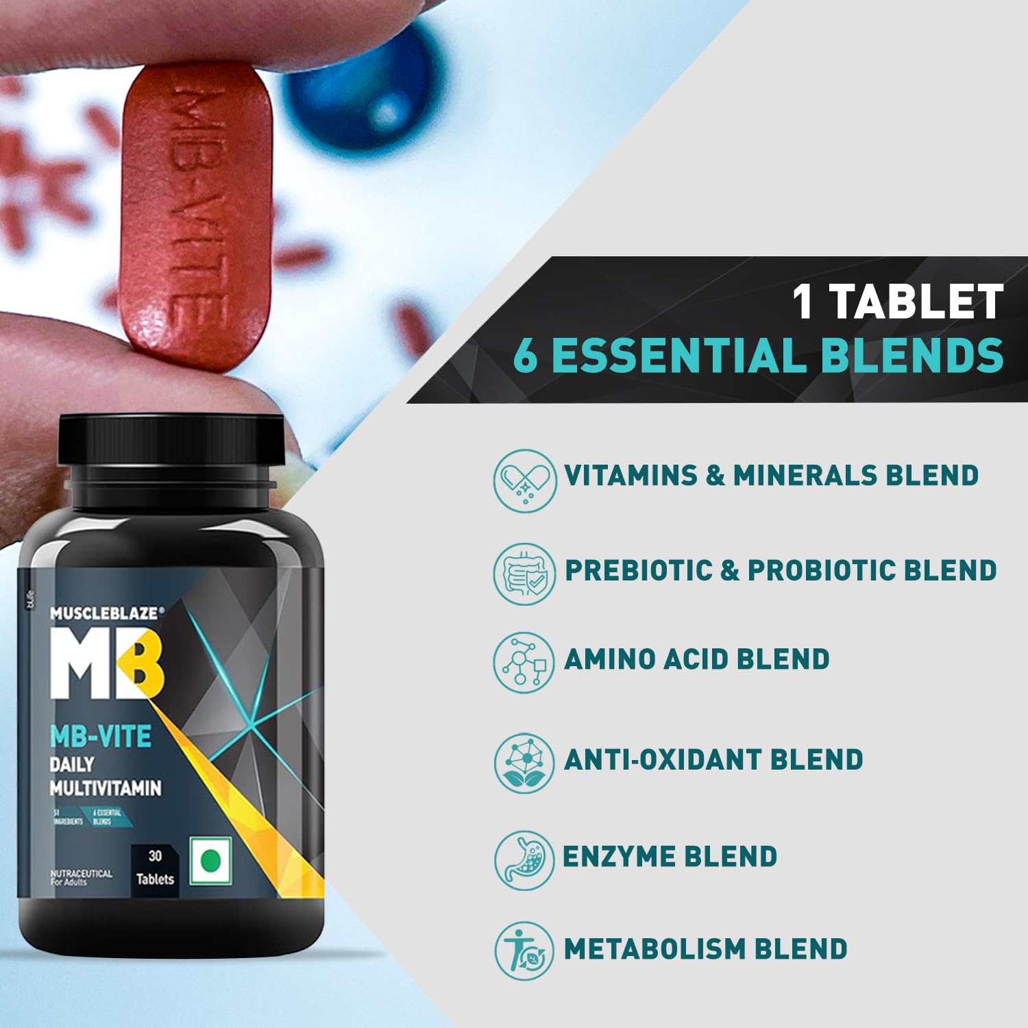 MuscleBlaze-VITE Daily Multivitamin
