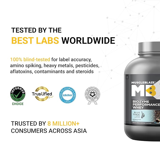 MuscleBlaze Biozyme Performance Whey 2kg