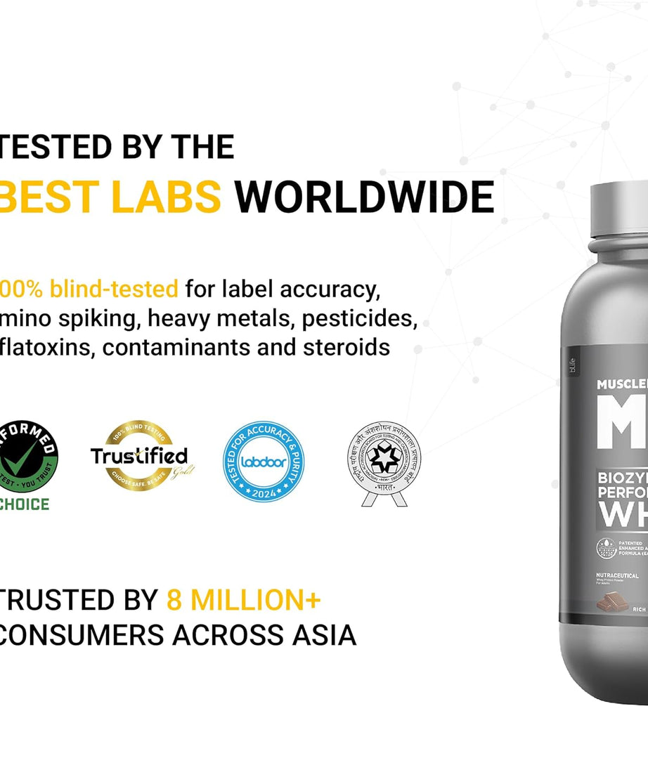 MuscleBlaze Biozyme Performance Whey 1kg