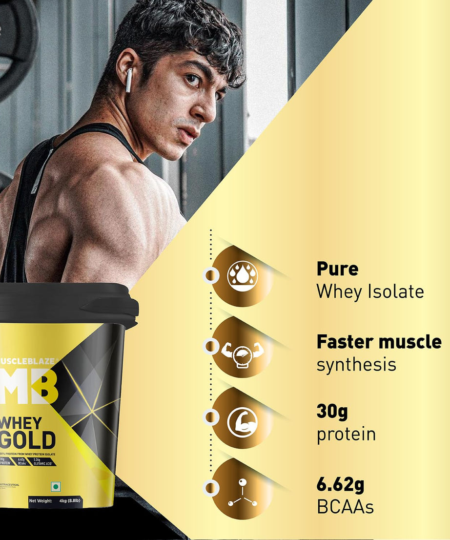 MuscleBlaze Whey Gold 4kg