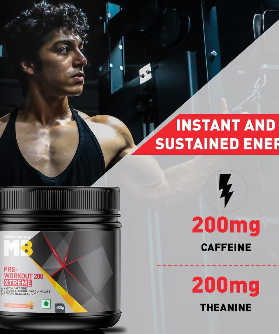 MuscleBlaze Pre Workout 200 Extreme 200g
