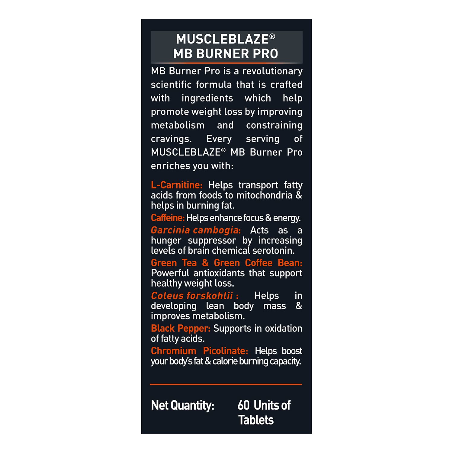 MuscleBlaze Burner Pro