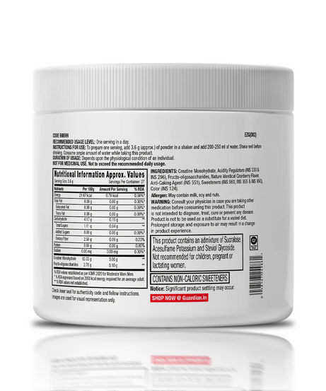 GNC Creatine Monohydrate 100g