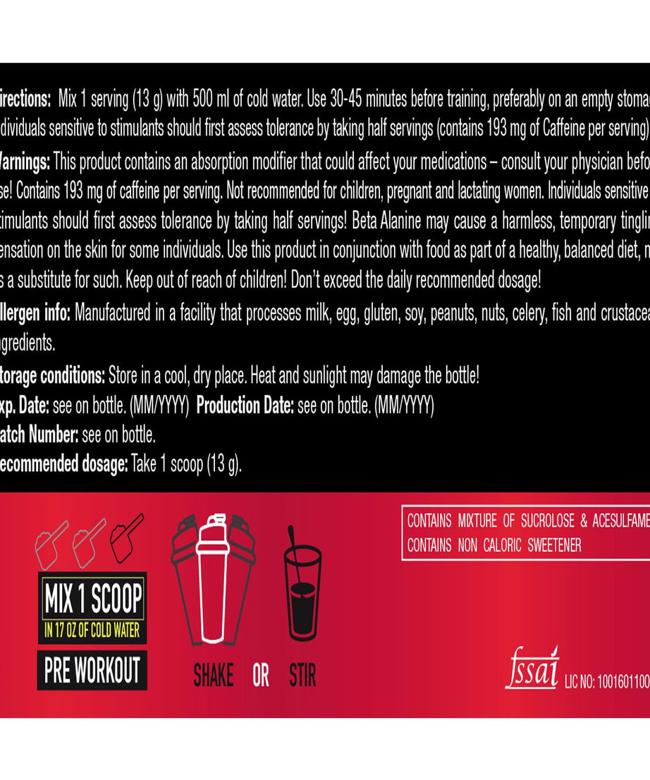 One Science Nutrition Pre-Workout Energy Booster Ghost Mango- 390g