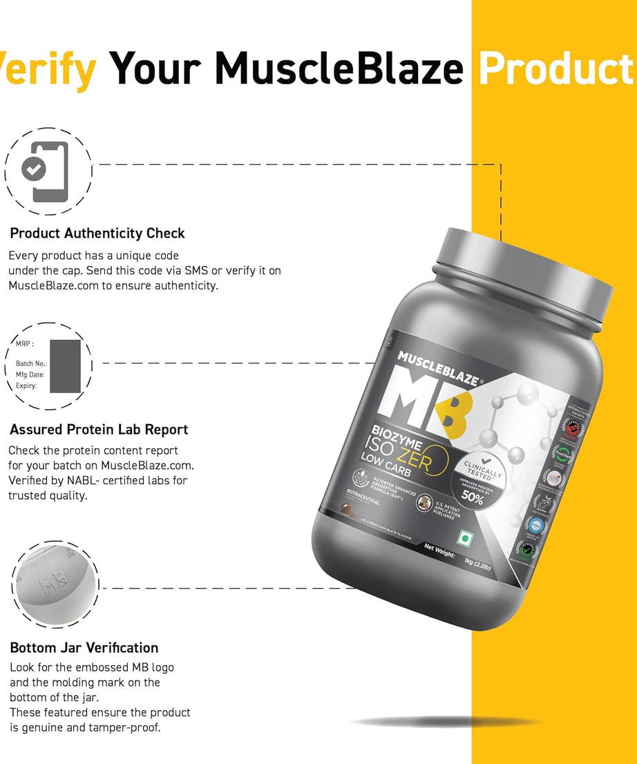 Muscleblaze Iso Zero Low Carb 1kg