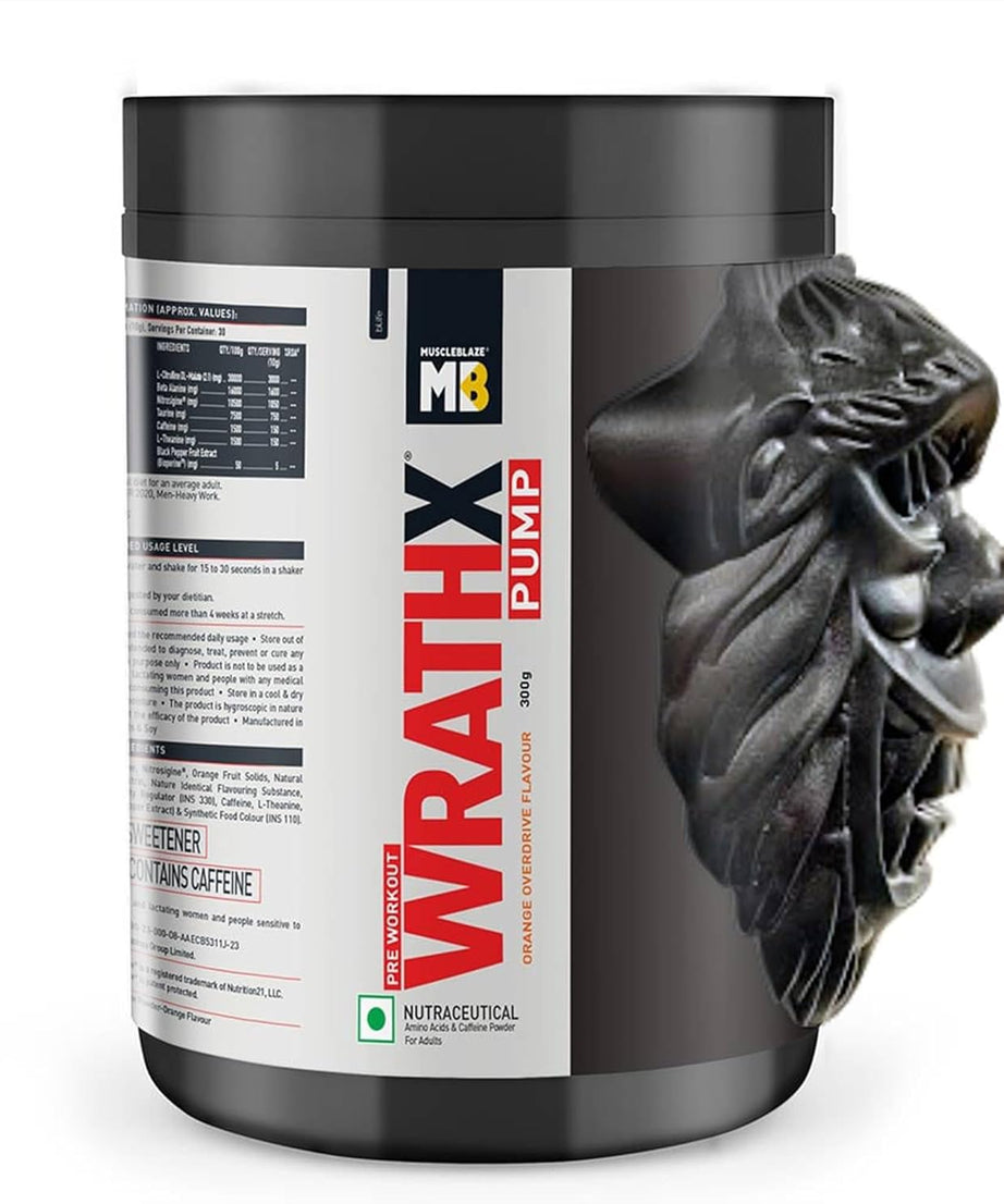 MuscleBlaze WrathX Pump 30servings