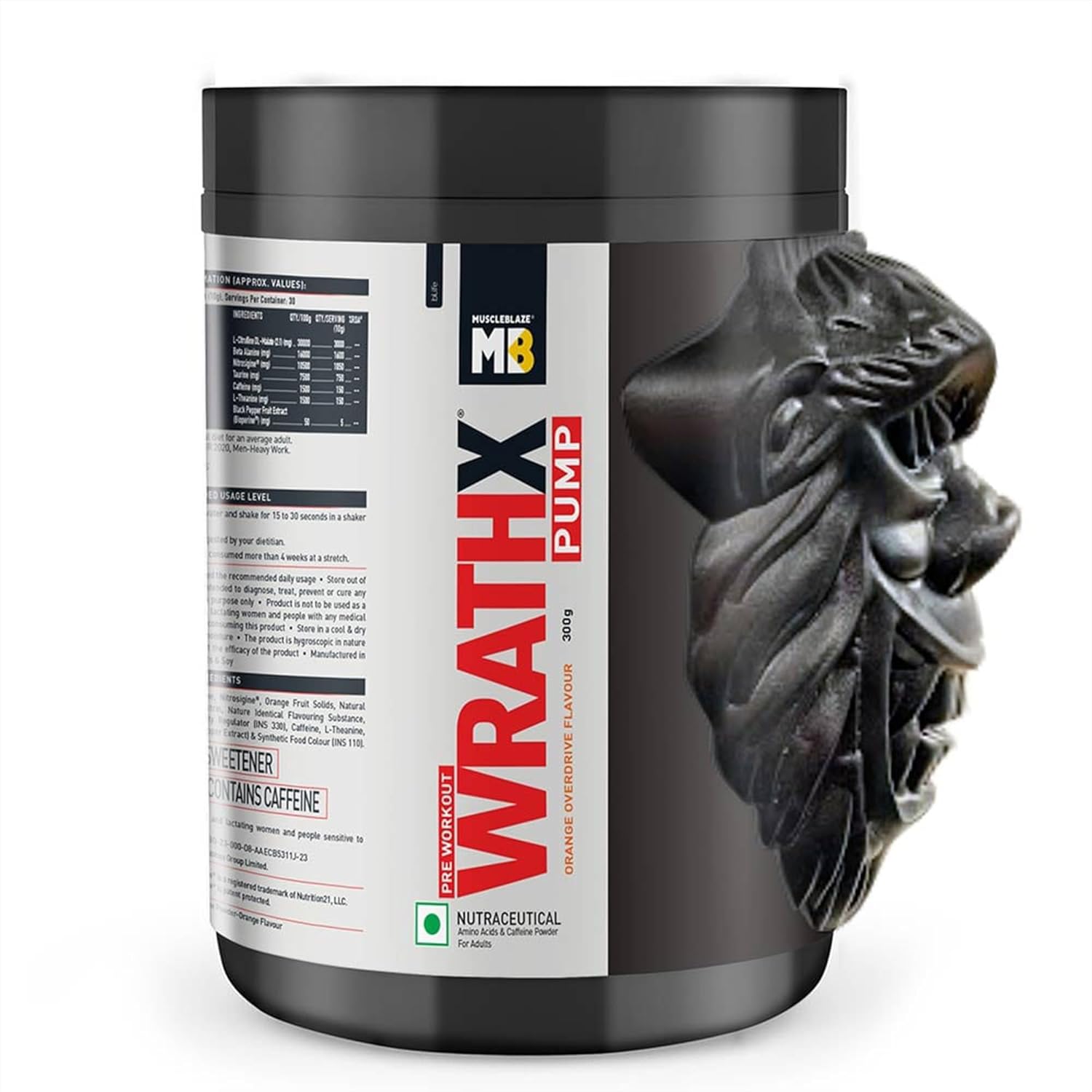 MuscleBlaze WrathX Pump 30servings