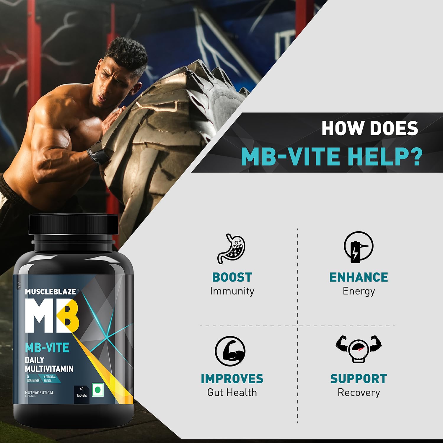 MuscleBlaze-VITE Daily Multivitamin