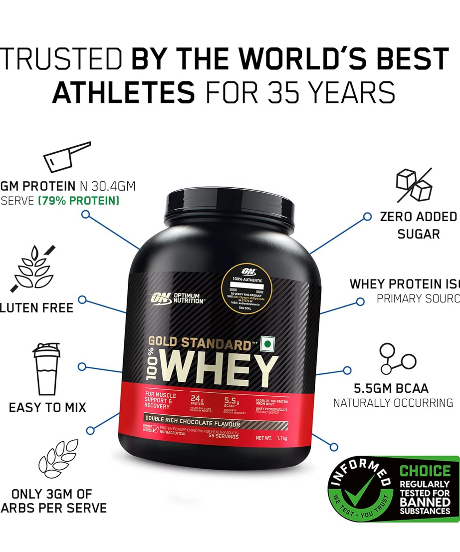 Optimum Nutrition Gold Standard 100% Whey 1.7kg