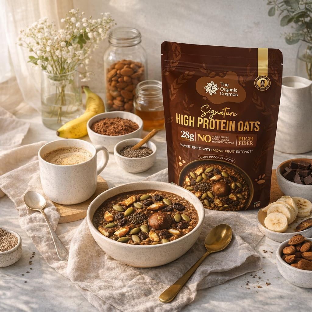 The Organic Cosmos High Protein Oats 1kg