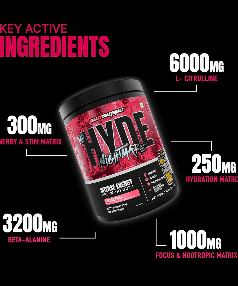 Prosupps Mr Hyde Xtreme Nightmare Pre-Workout 402g