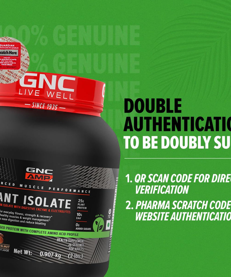GNC AMP Advanced Muscle Performance Plant Isolate 907g
