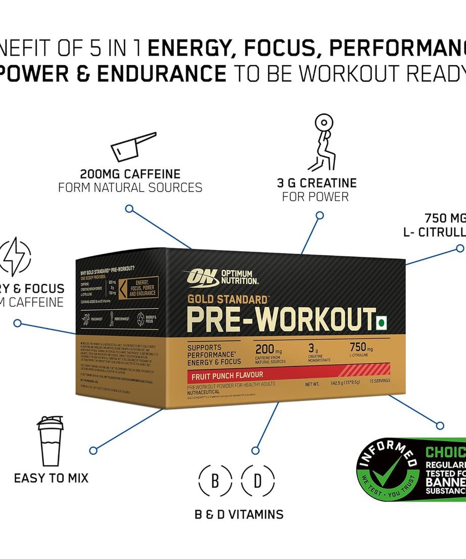 Optimum Nutrition Gold Standard Pre-Workout 142.5g
