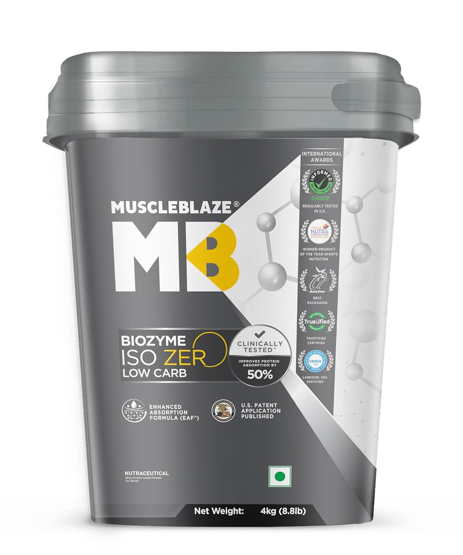 Muscleblaze Biozyme Iso Zero Low Carb Ice Cream 4kg