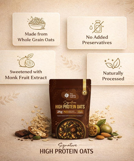 The Organic Cosmos High Protein Oats 1kg