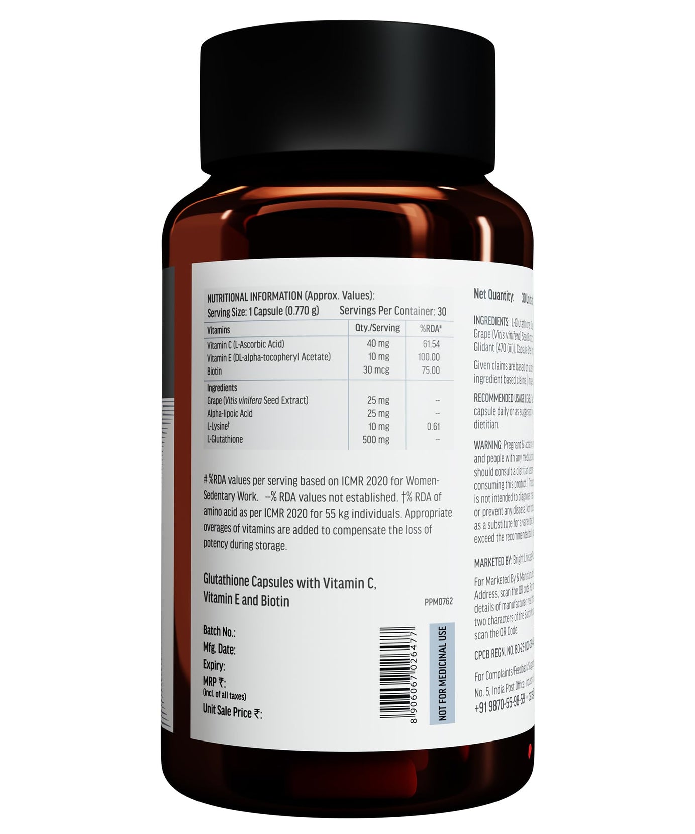 HK Glutathione with vitamin C&E
