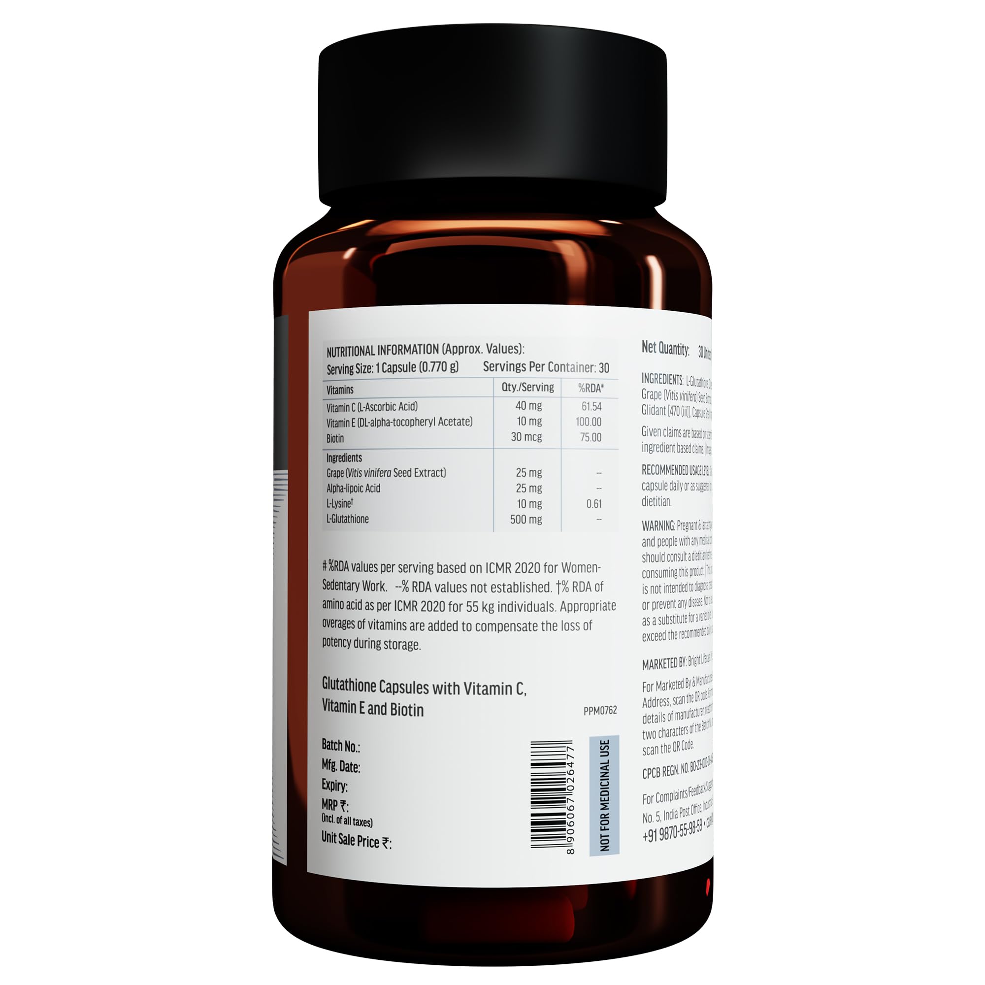 HK Glutathione with vitamin C&E