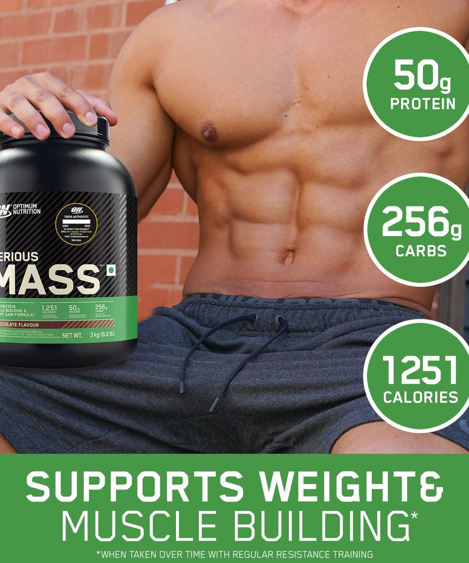 Optimum Nutrition Serious Mass Chocolate Flavour 5kg