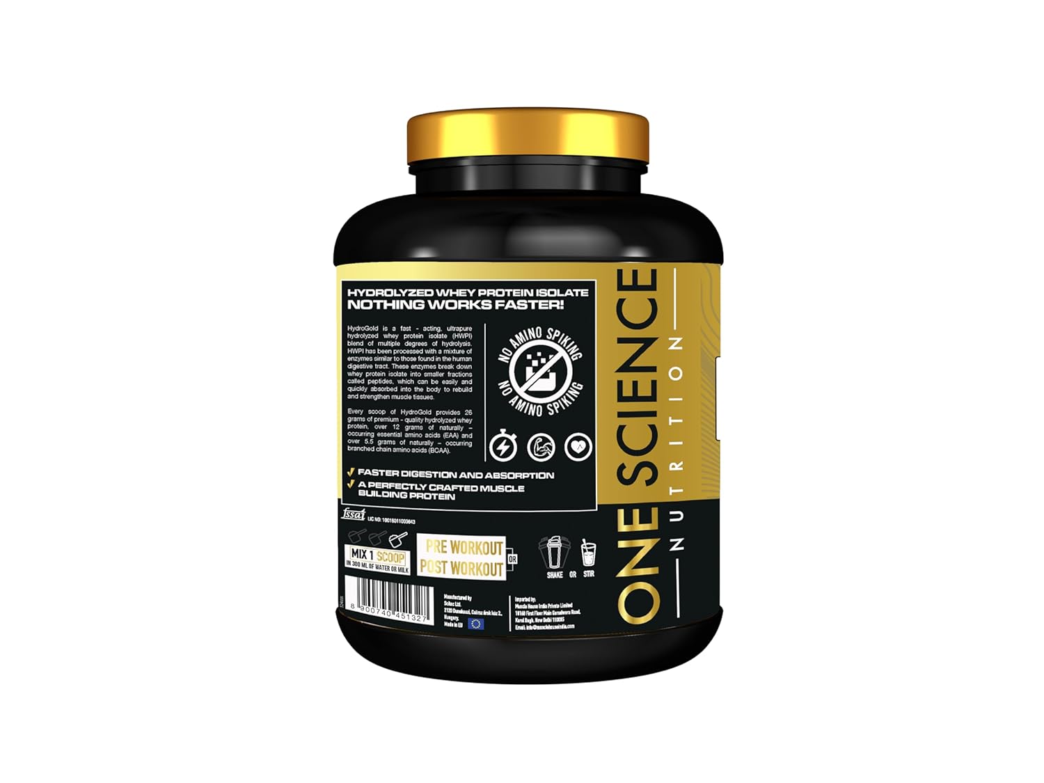 One science nutrition Hydro gold 2.27kg