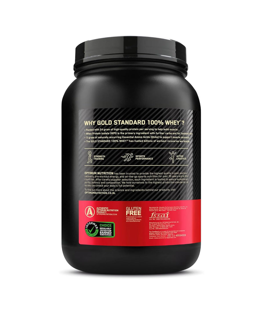 Optimum Nutrition Gold Standard 100% Whey Alphonso Mango Flavour 907g