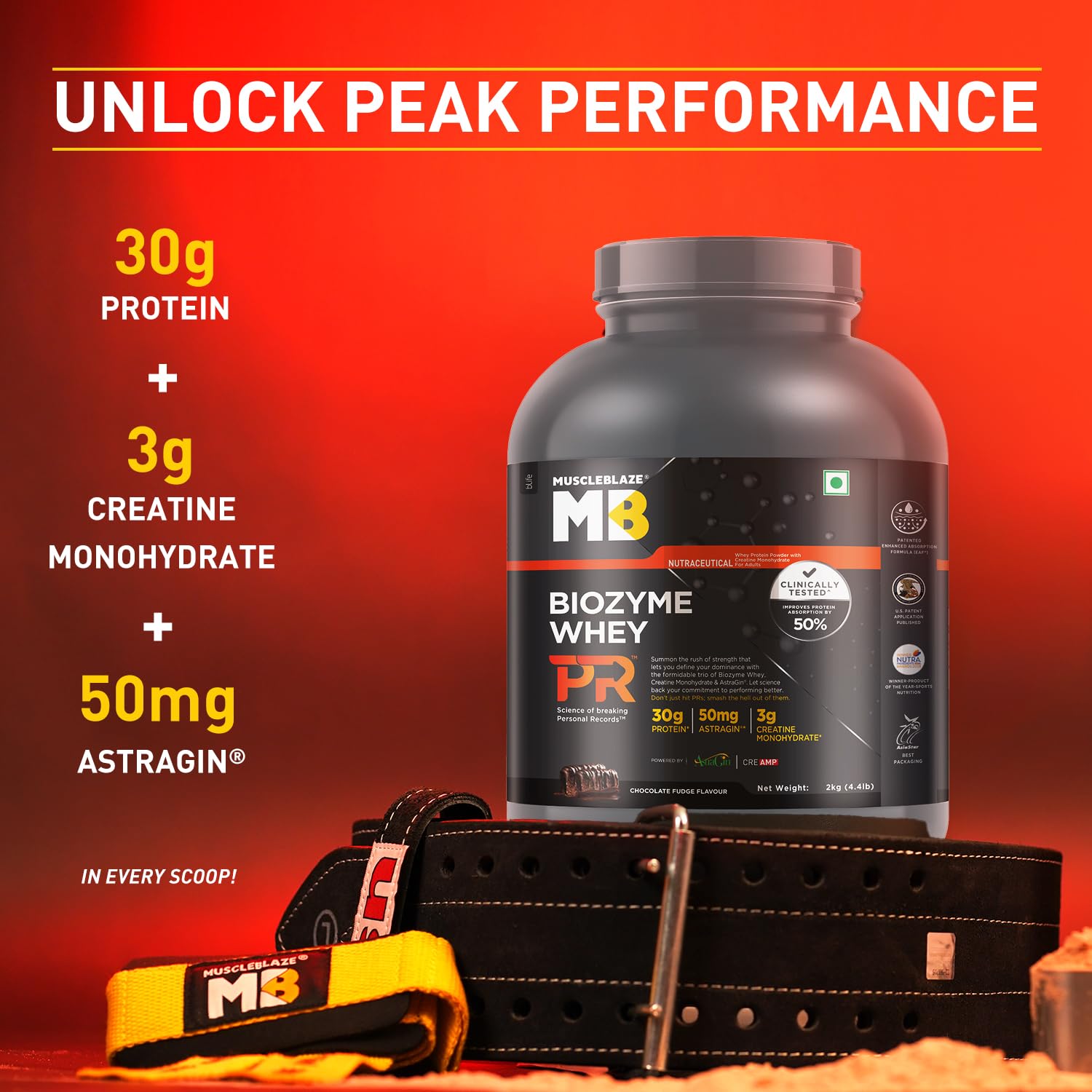 MuscleBlaze Biozyme Whey PR 2kg