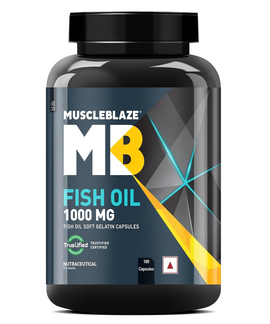 MuscleBlaze Fish Oil 1000mg