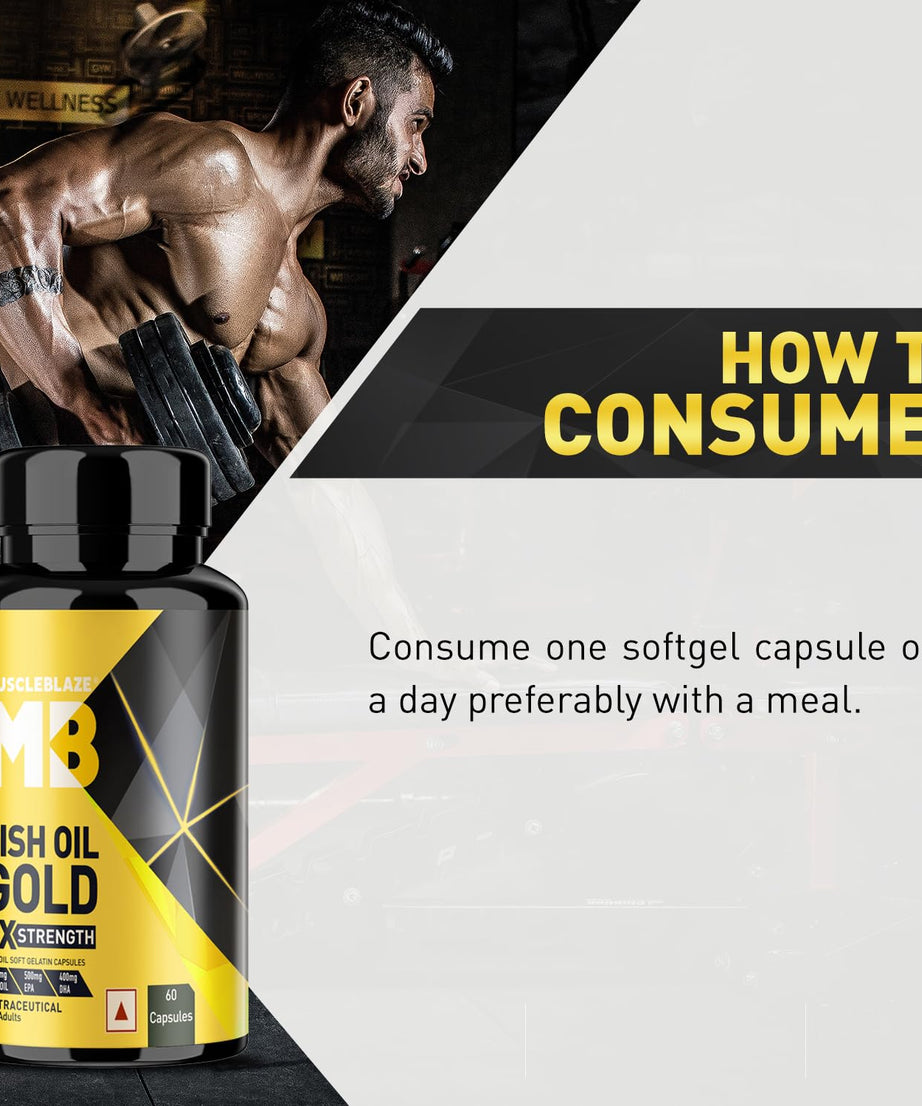 MuscleBlaze Fish Oil Gold