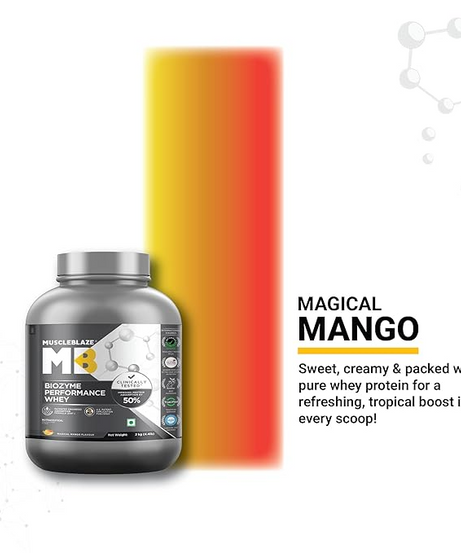 MuscleBlaze Biozyme Performance Whey 2kg