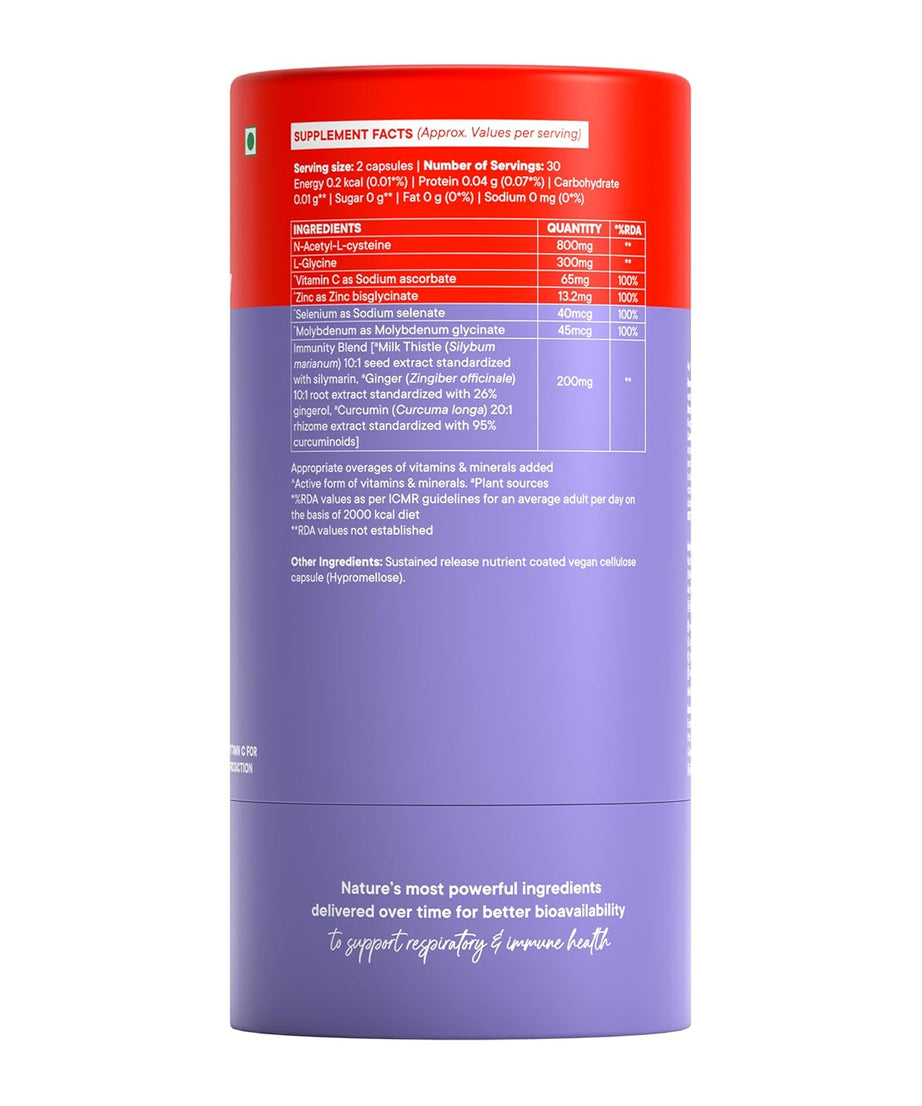 Wellbeing Nutrition Slow Advanced NAC + Glycine